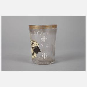 Wappenglas Fritz Heckert Petersdorf
