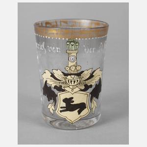 Wappenglas Fritz Heckert Petersdorf