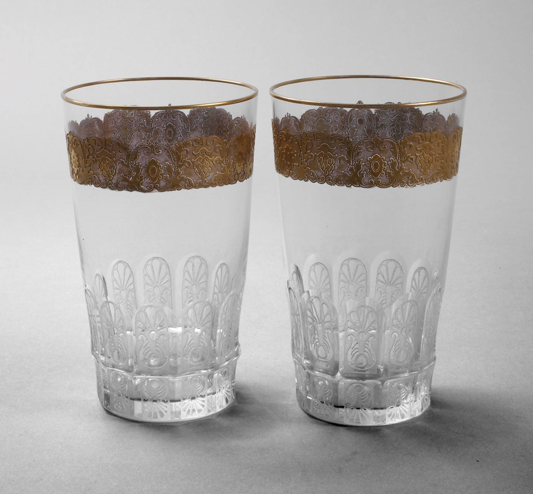 Zwei Trinkgläser Jugendstil