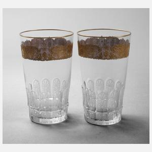 Zwei Trinkgläser Jugendstil