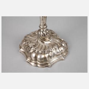 Paar Augsburger Silberleuchter