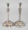 Paar Augsburger Silberleuchter