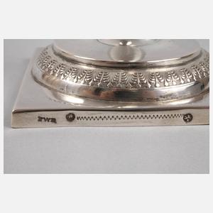 Paar Silberleuchter Biedermeier Berlin