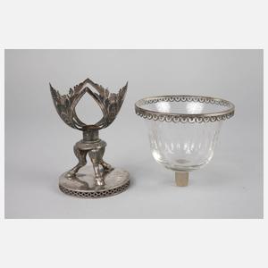 Silber kleiner klassizistischer Tafelaufsatz