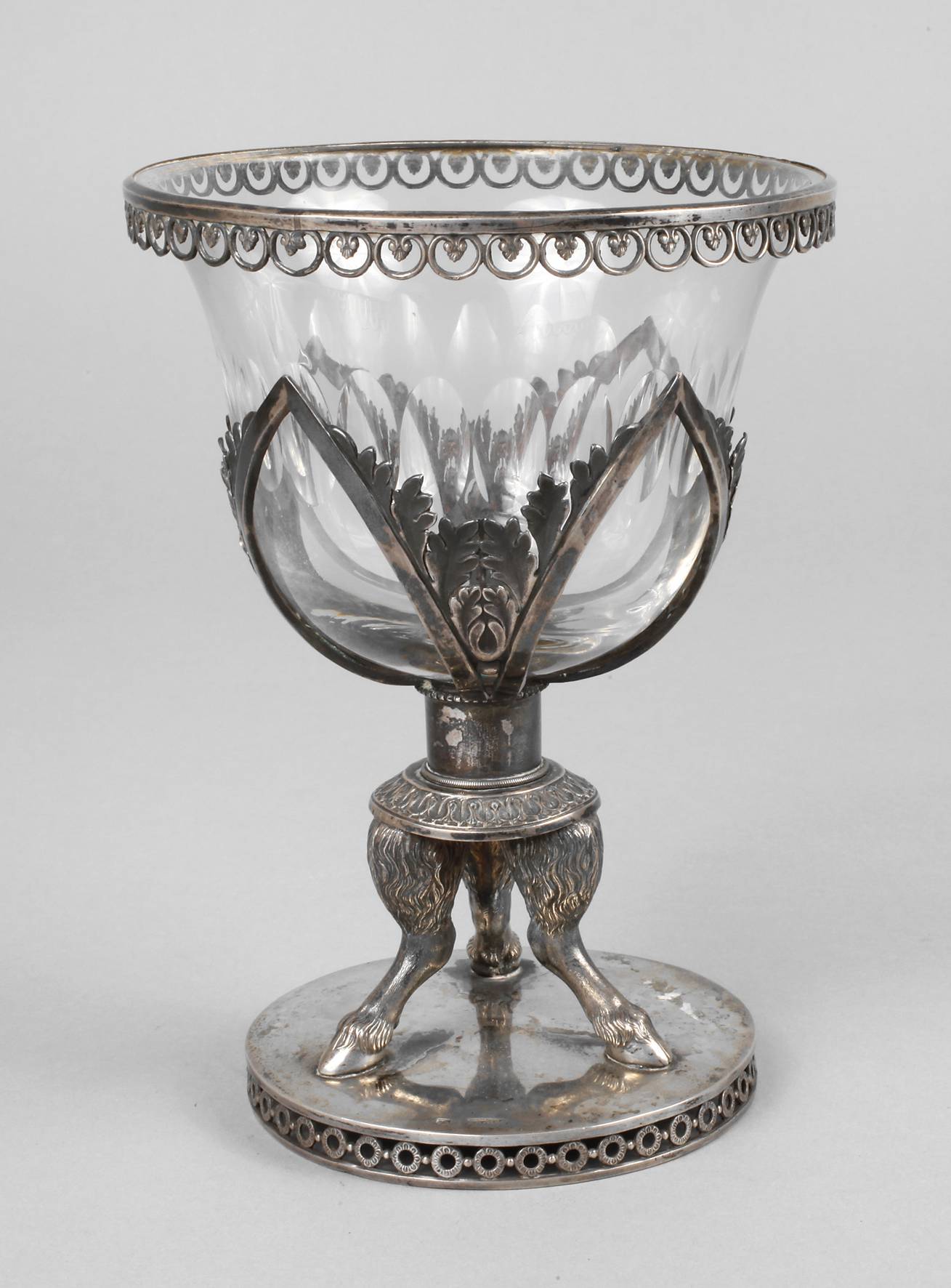 Silber kleiner klassizistischer Tafelaufsatz