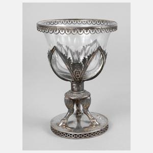 Silber kleiner klassizistischer Tafelaufsatz