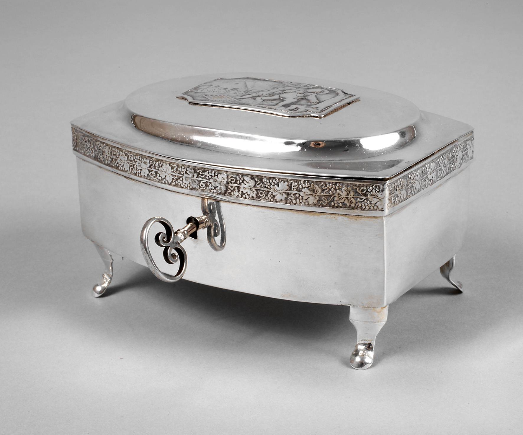 Silber Zuckerdose Breslau