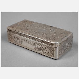 Schnupftabakdose Silber