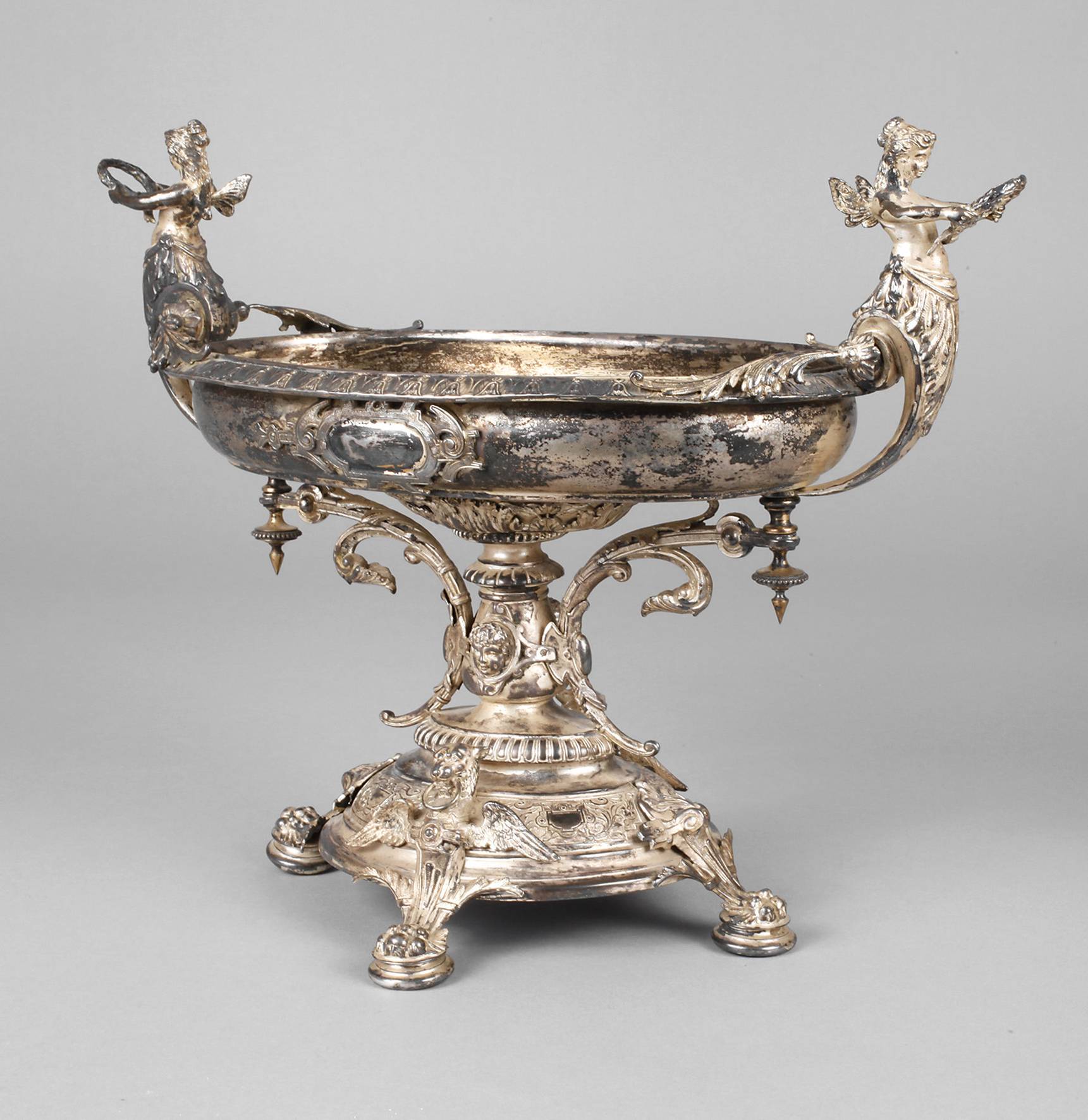 Silber Tafelaufsatz Historismus