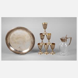 Schnapsset Silber