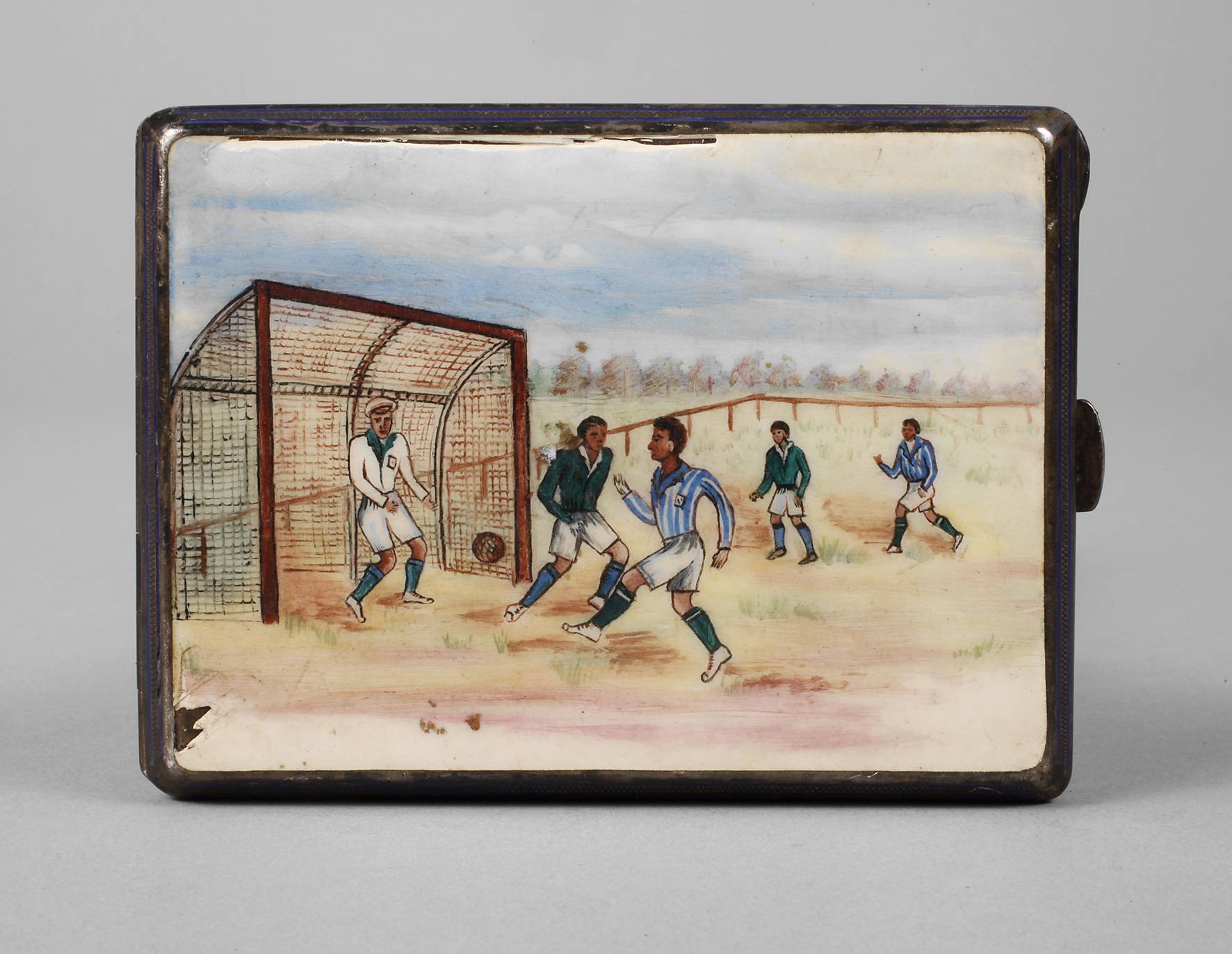 Zigarettenetui Fußball