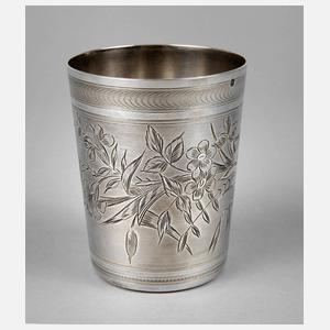 Französischer Silberbecher