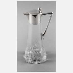 Karaffe mit Silbermontierung