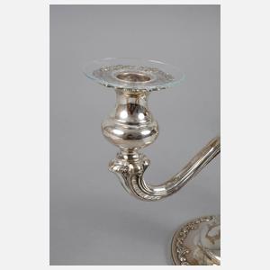 Dreiflammiger Silberleuchter