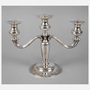 Dreiflammiger Silberleuchter