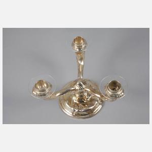 Dreiflammiger Silberleuchter