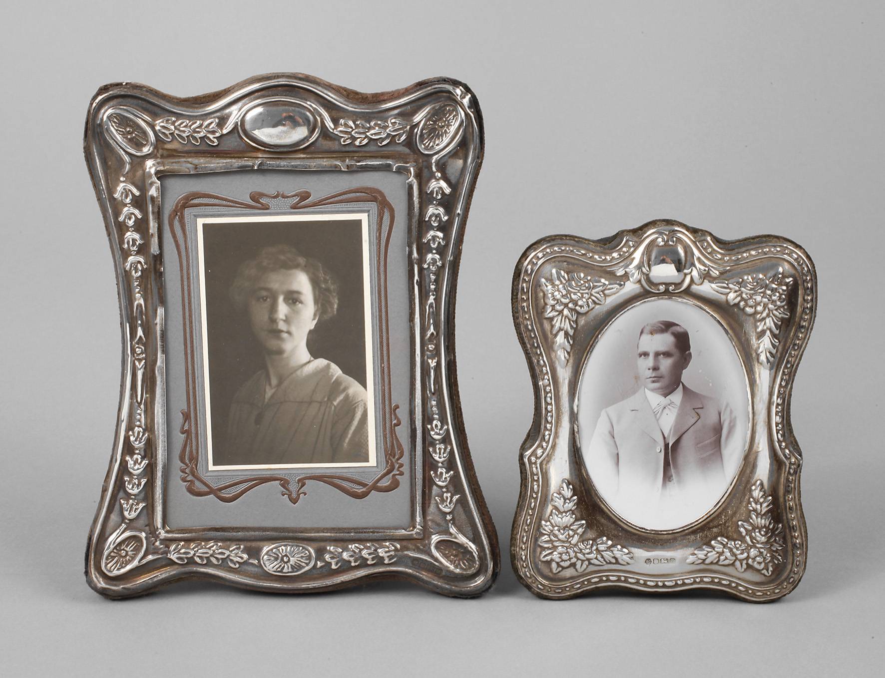 Silber zwei Bilderrahmen