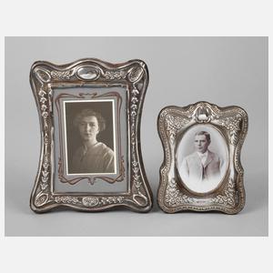 Silber zwei Bilderrahmen