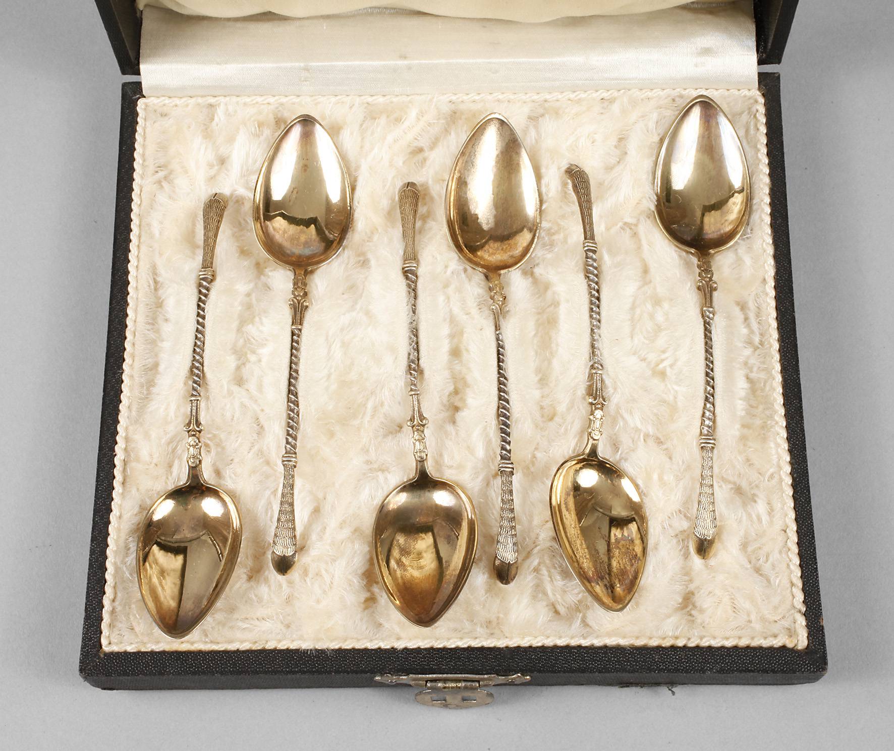 Silber sechs Mokkalöffel