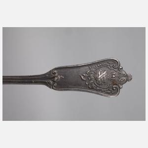 Silbergabel aus Adelsbesitz Sachsen