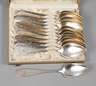 Silber zwölf Speiselöffel im Etui