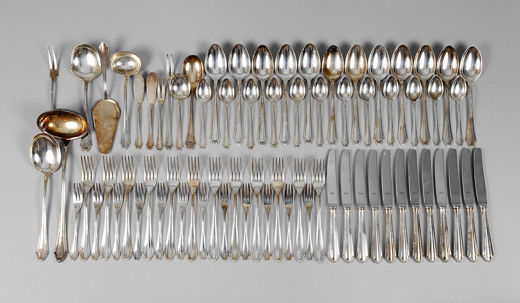 Silberbesteck Art déco