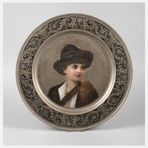 Bemalter Historismusteller