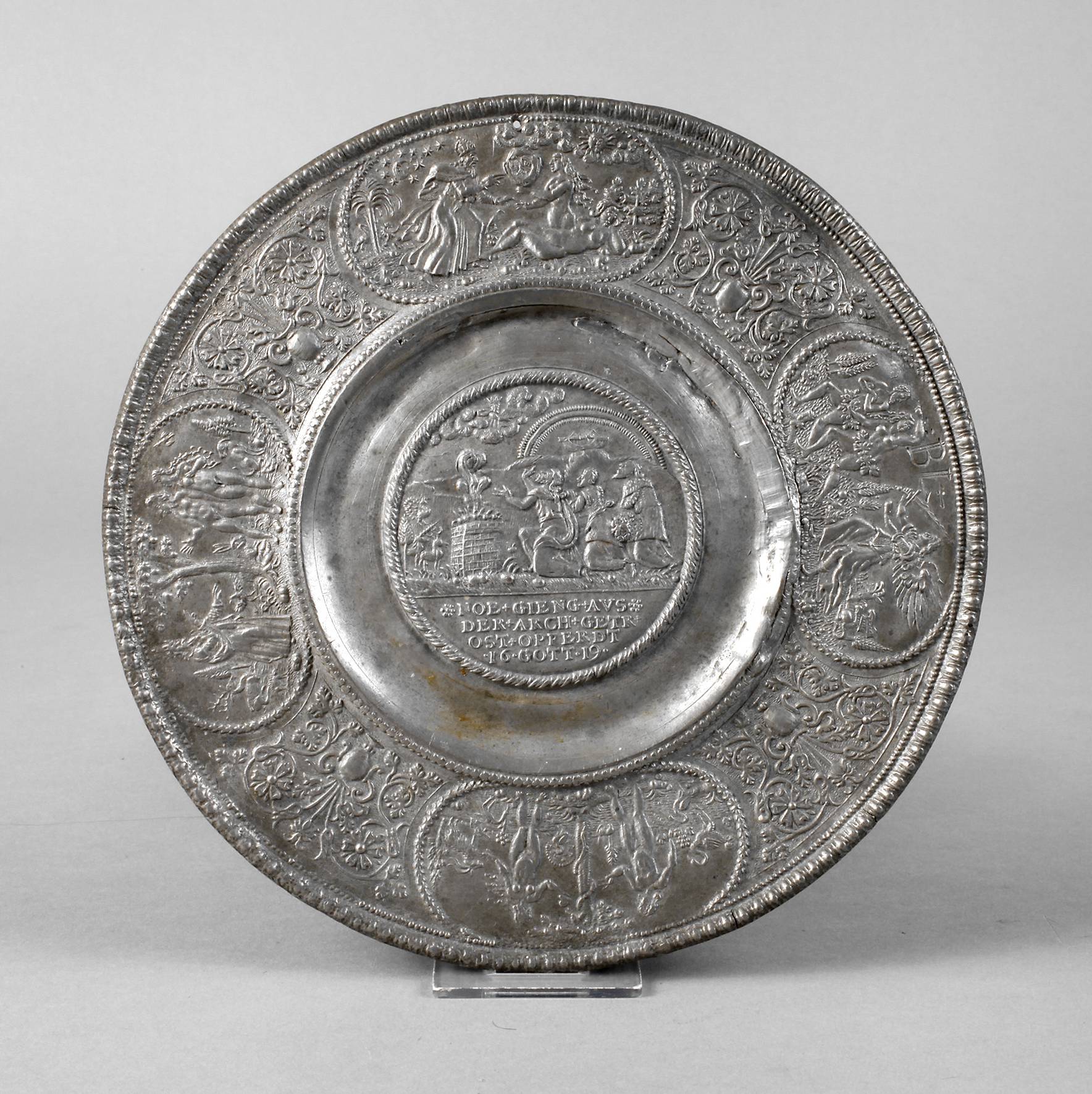 Nürnberger Noahteller Zinn