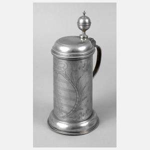 Walzenkrug Sachsen Zinn