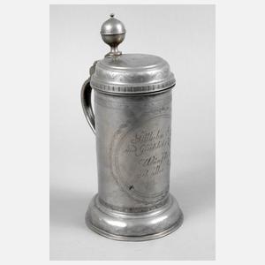 Zinn Hochzeitswalzenkrug