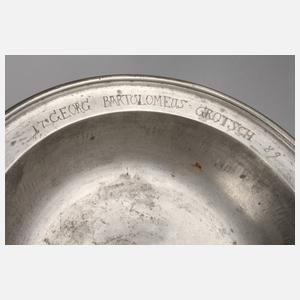 Große Zinnschüssel 1789