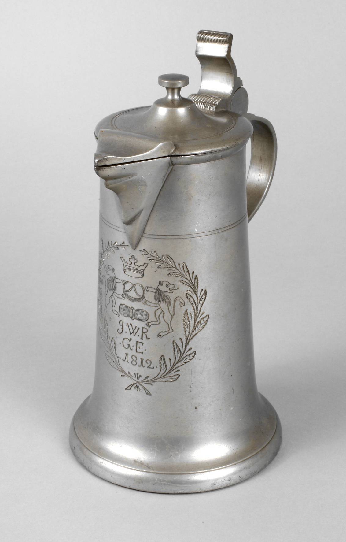 Zinnstitze der Bäckerzunft