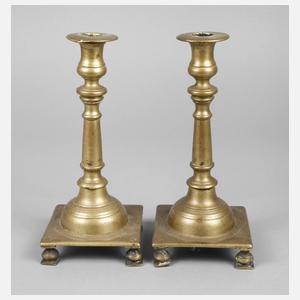 Paar Bronzeleuchter