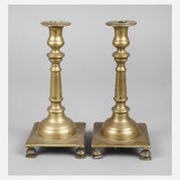 Paar Bronzeleuchter111