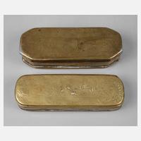 Zwei barocke Iserlohner Tabatieren111