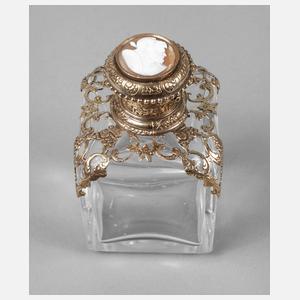 Flakon mit Muschelkamee