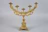 Paar fünfflammige Altarleuchter