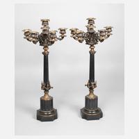 Paar sechsflammige Girandolen111