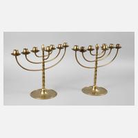 Paar Messingleuchter Judaica111
