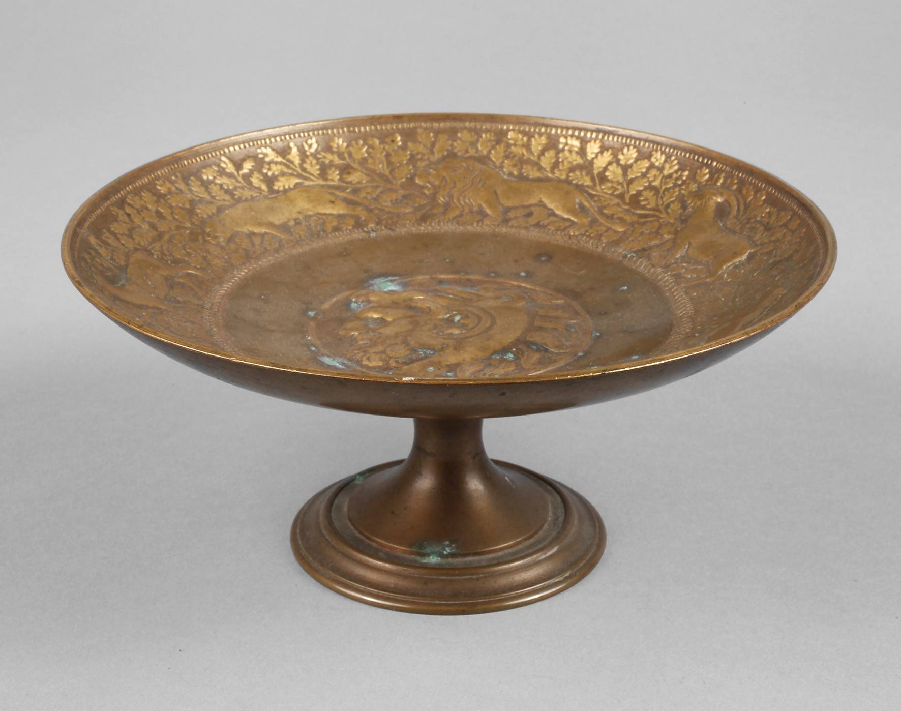 Frankreich Bronzeschale Ferdinand Levillain