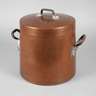 Großer Kupferkochtopf