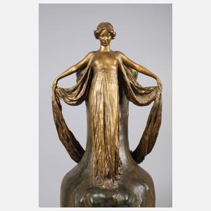 Jeanne Jozon, figürliche Jugendstilvase