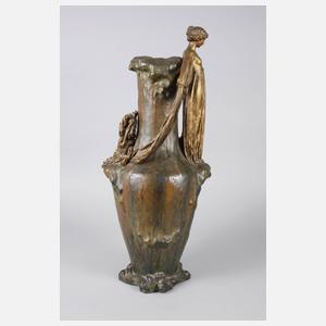 Jeanne Jozon, figürliche Jugendstilvase