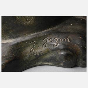 Jeanne Jozon, figürliche Jugendstilvase