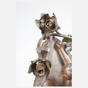 Julien Caussé, figürlicher Lampenfuß ”L'immortalité”