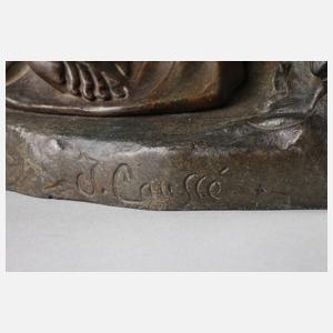 Julien Caussé, figürlicher Lampenfuß ”L'immortalité”