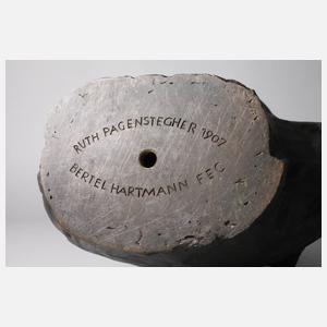 Bertel Hartmann, Büste Ruth Pagenstegher
