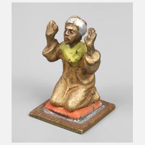 Wiener Bronzeminiatur betender Orientale