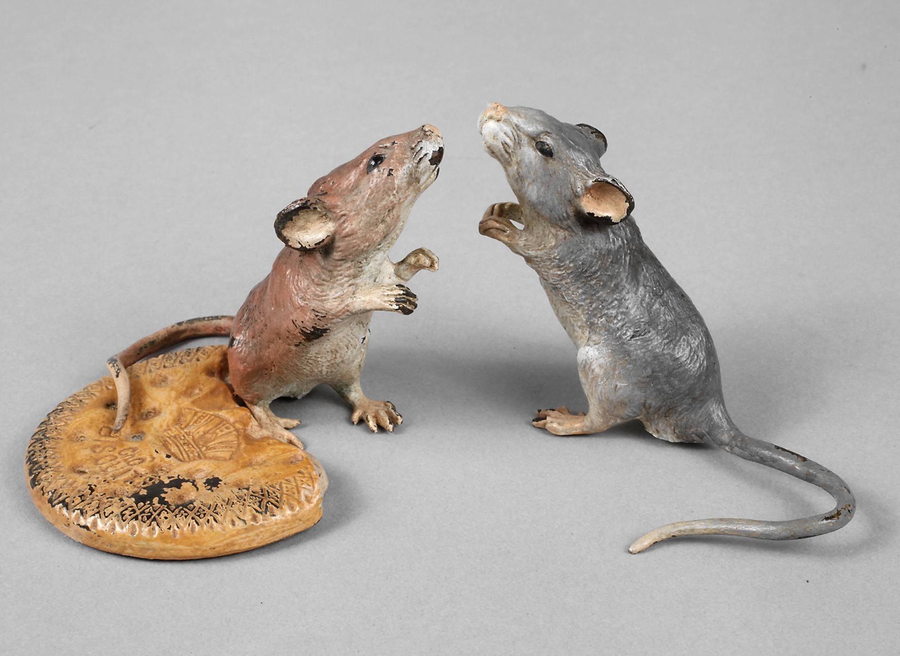 Wiener Bronze zwei Mäuse