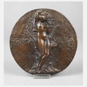 Antonio Maraini, Bronzetafel ”Primavera”